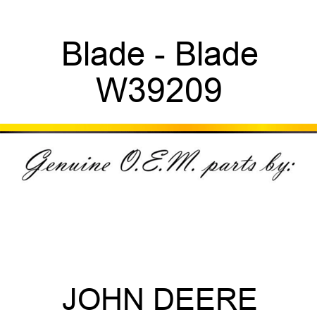 Blade - Blade W39209