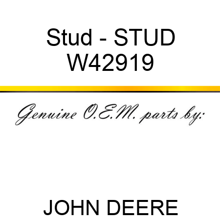 Stud - STUD W42919