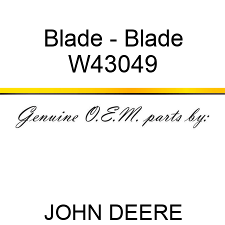Blade - Blade W43049
