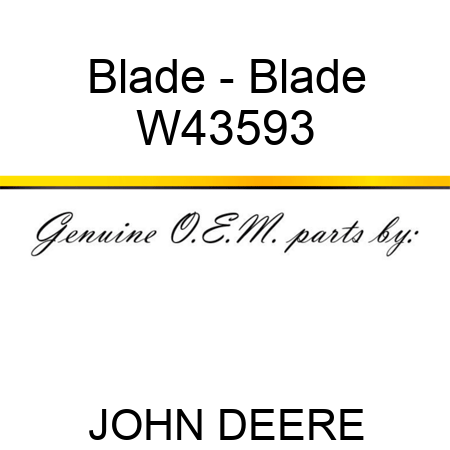 Blade - Blade W43593