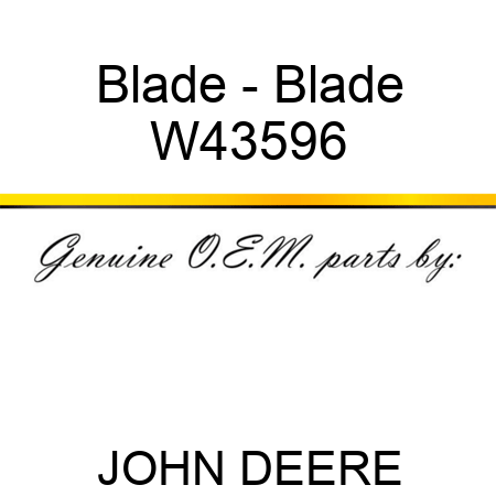 Blade - Blade W43596