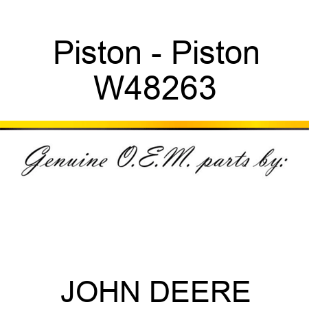 Piston - Piston W48263