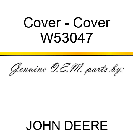 Cover - Cover W53047