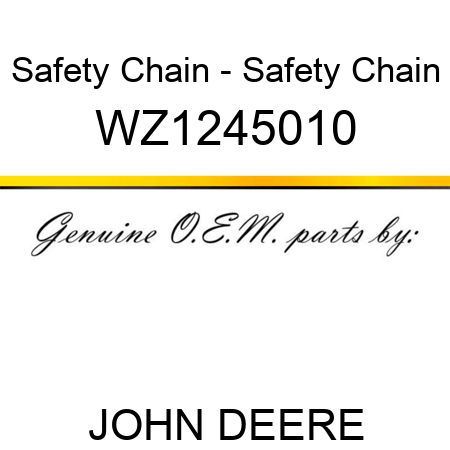 Safety Chain - Safety Chain WZ1245010