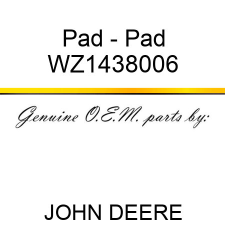 Pad - Pad WZ1438006