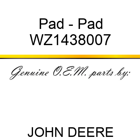Pad - Pad WZ1438007