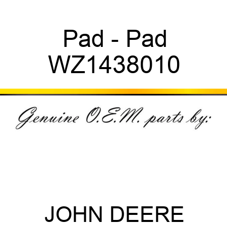 Pad - Pad WZ1438010