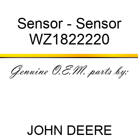Sensor - Sensor WZ1822220