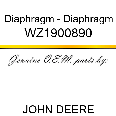 Diaphragm - Diaphragm WZ1900890