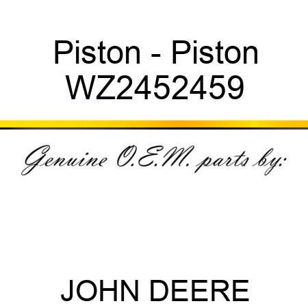 Piston - Piston WZ2452459