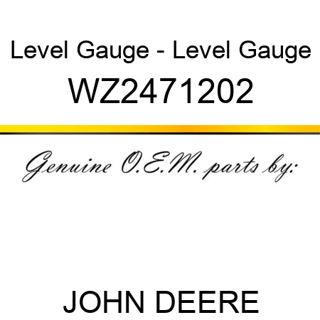 Level Gauge - Level Gauge WZ2471202
