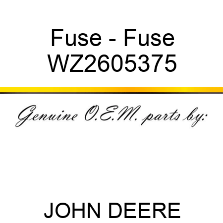 Fuse - Fuse WZ2605375