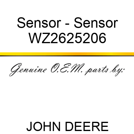 Sensor - Sensor WZ2625206