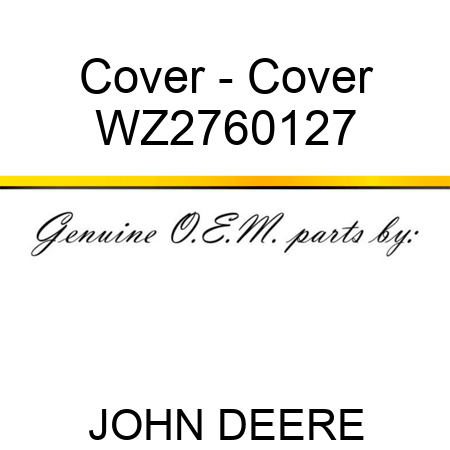 Cover - Cover WZ2760127