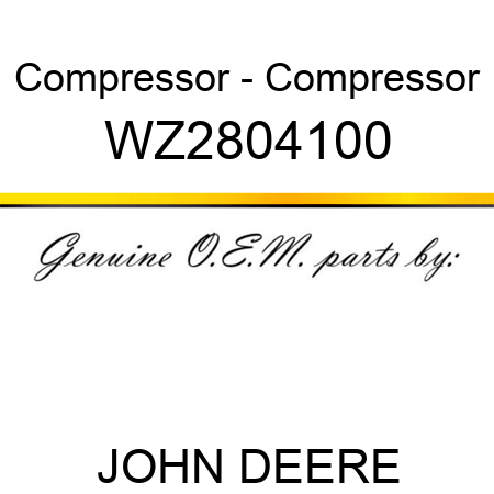 Compressor - Compressor WZ2804100