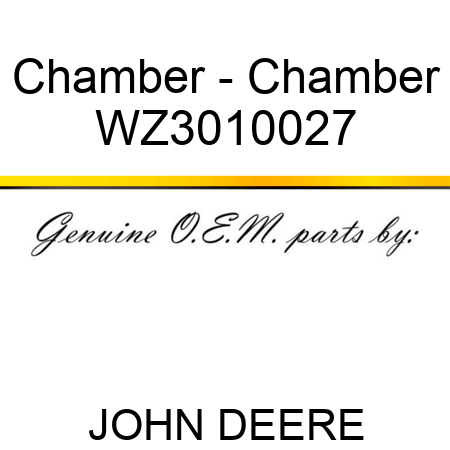 Chamber - Chamber WZ3010027