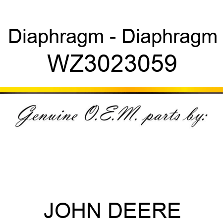 Diaphragm - Diaphragm WZ3023059