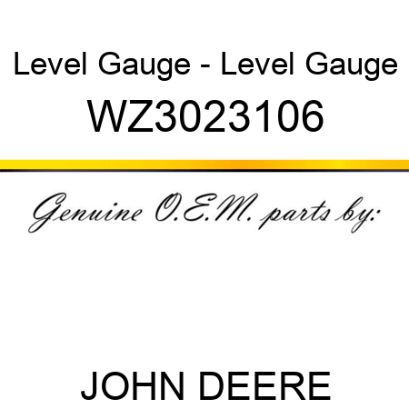 Level Gauge - Level Gauge WZ3023106