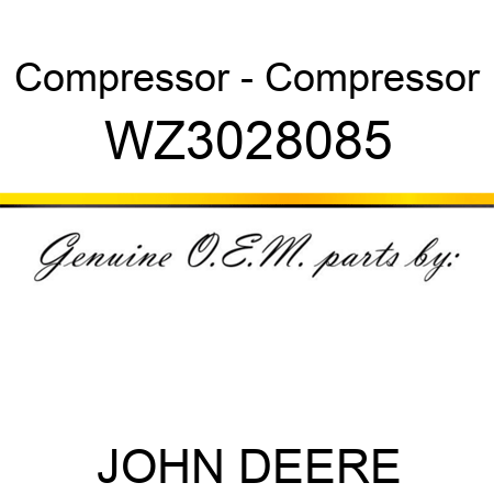 Compressor - Compressor WZ3028085