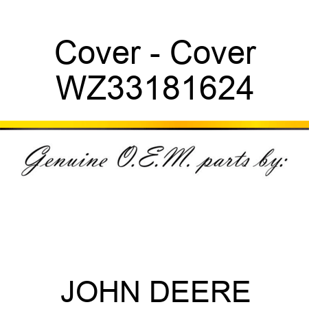 Cover - Cover WZ33181624