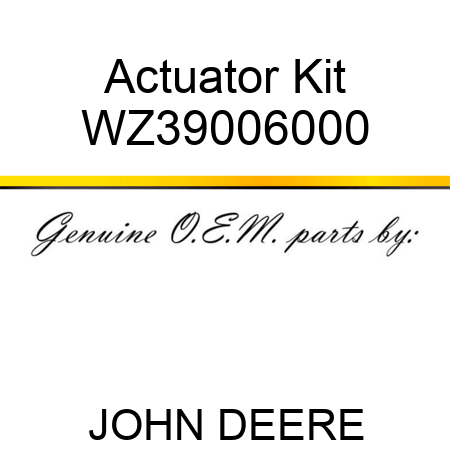 Actuator Kit WZ39006000