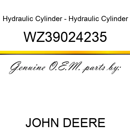 Hydraulic Cylinder - Hydraulic Cylinder WZ39024235