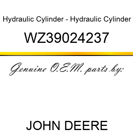 Hydraulic Cylinder - Hydraulic Cylinder WZ39024237