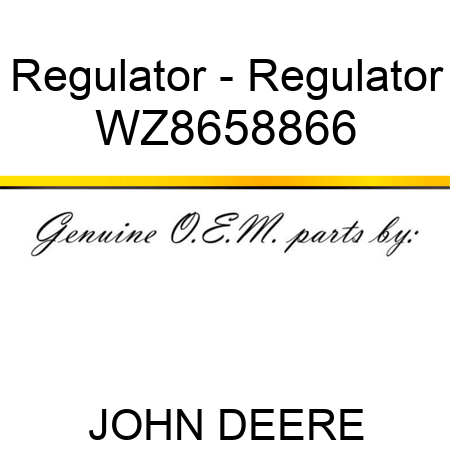 Regulator - Regulator WZ8658866
