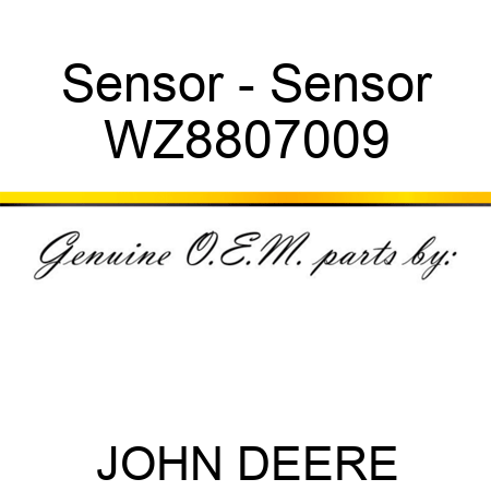 Sensor - Sensor WZ8807009