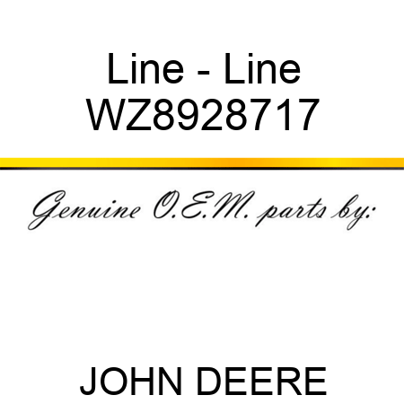 Line - Line WZ8928717