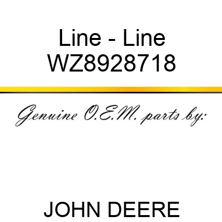 Line - Line WZ8928718