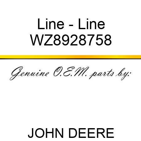 Line - Line WZ8928758