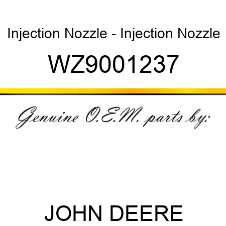 Injection Nozzle - Injection Nozzle WZ9001237