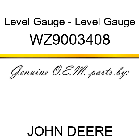 Level Gauge - Level Gauge WZ9003408