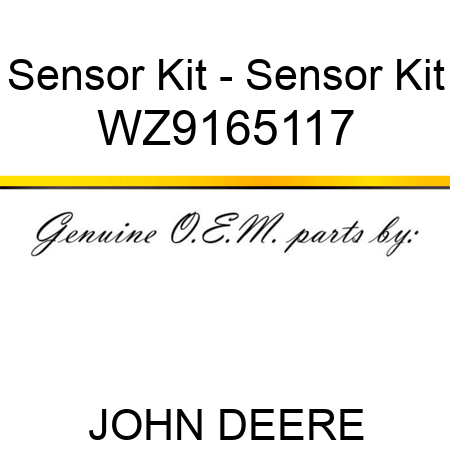 Sensor Kit - Sensor Kit WZ9165117