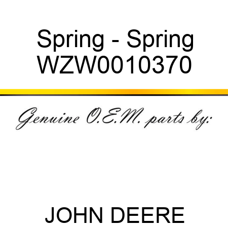 Spring - Spring WZW0010370