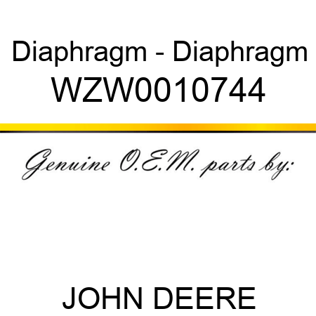 Diaphragm - Diaphragm WZW0010744