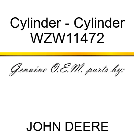 Cylinder - Cylinder WZW11472
