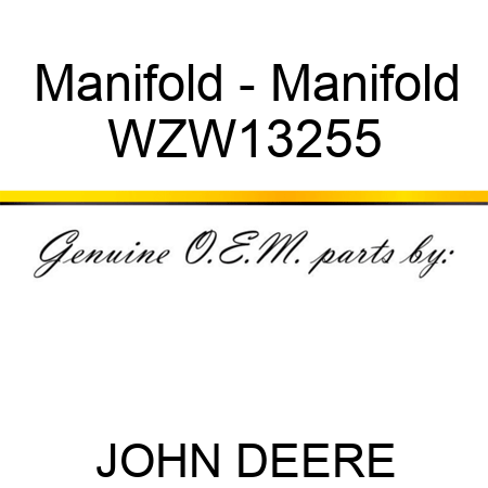 Manifold - Manifold WZW13255