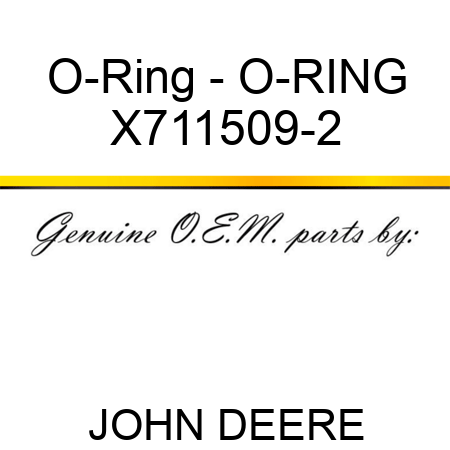 O-Ring - O-RING X711509-2
