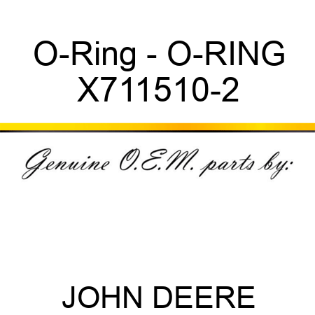 O-Ring - O-RING X711510-2