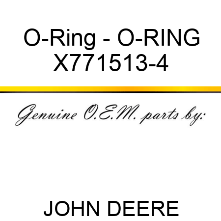 O-Ring - O-RING X771513-4