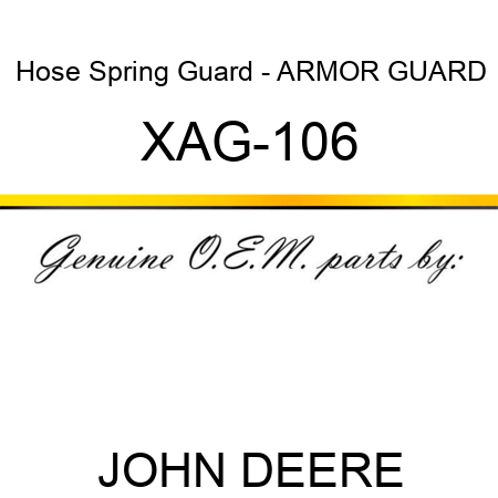 Hose Spring Guard - ARMOR GUARD XAG-106