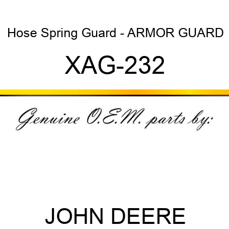 Hose Spring Guard - ARMOR GUARD XAG-232