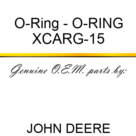 O-Ring - O-RING XCARG-15
