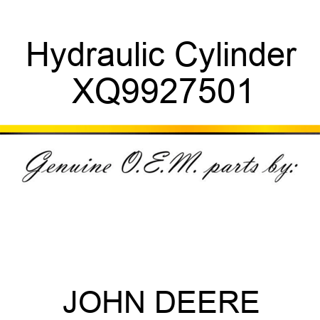 Hydraulic Cylinder XQ9927501
