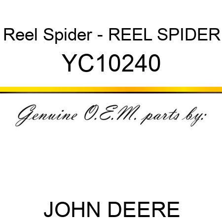 Reel Spider - REEL SPIDER YC10240