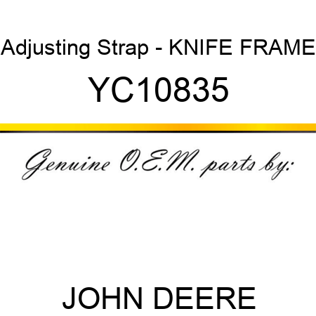 Adjusting Strap - KNIFE FRAME YC10835