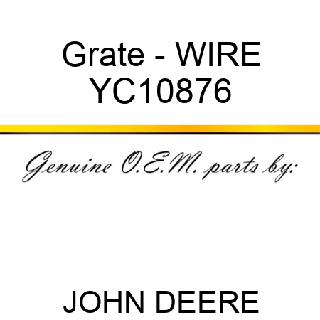 Grate - WIRE YC10876