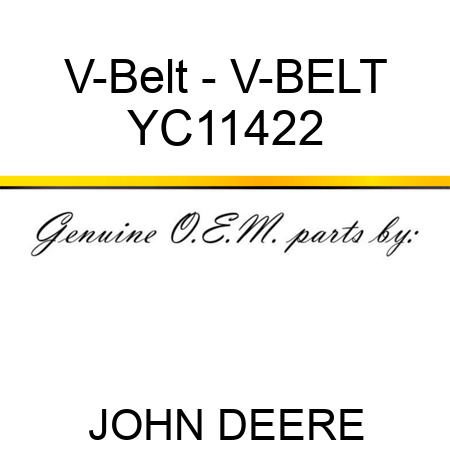 V-Belt - V-BELT YC11422